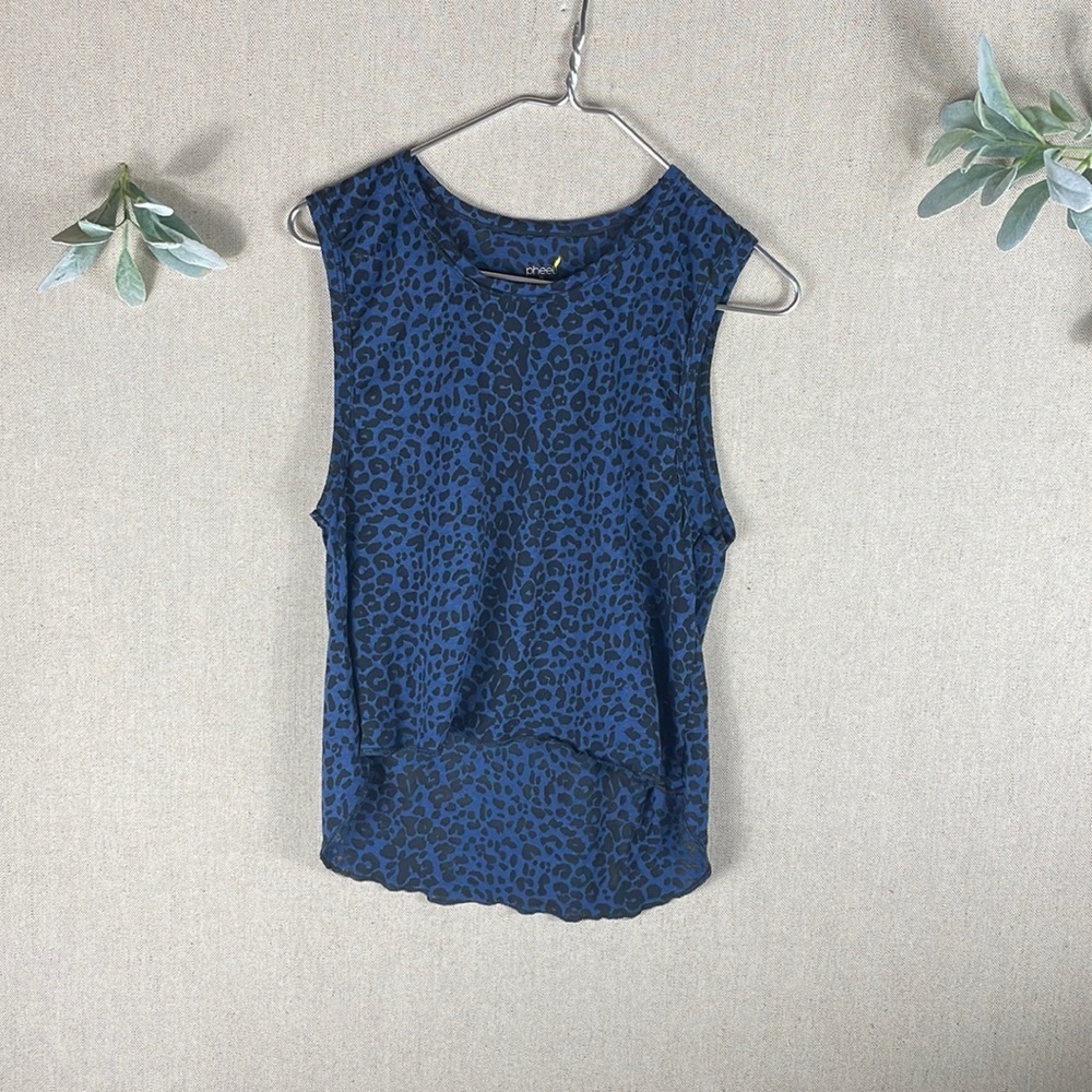 Pheel > Blue Cheetah Muscle Tank Small